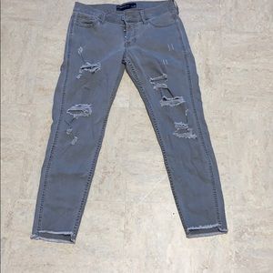 Grey boyfriend jeans